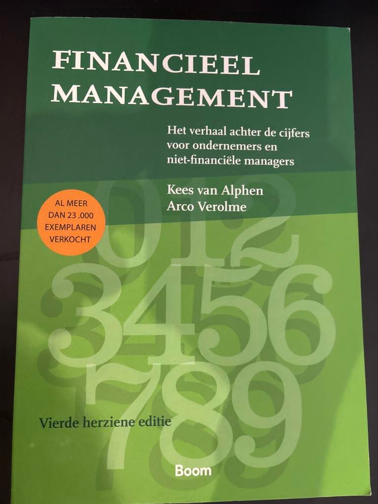 Financieel Management - Kees van Alphen, Ophalen of Verzenden, Gelezen, Management