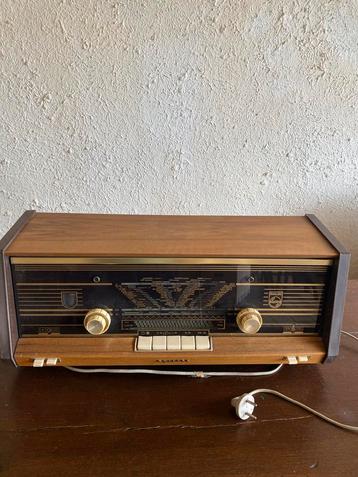 Vintage Philips Radio werkend 60 cm beschikbaar voor biedingen
