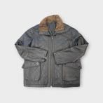 Vintage heren jas maat XXL (100% leer), Kleding | Heren, Jassen | Winter, Tweedehands, Vintage, Overige maten, Ophalen of Verzenden