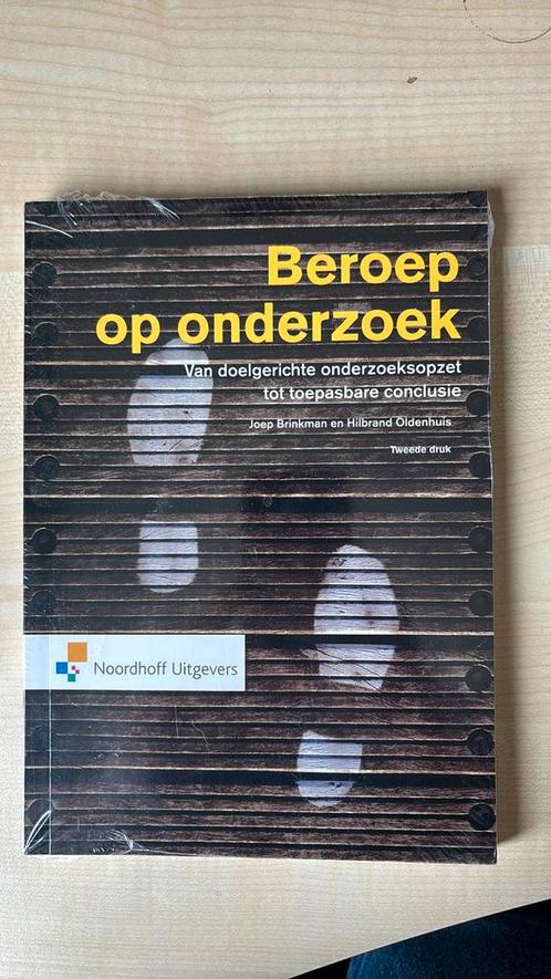 Brinkman en Oldenhuis Beroep op Onderzoek (ongebruikt), Boeken, Studieboeken en Cursussen, Nieuw, HBO, Alpha, Ophalen of Verzenden