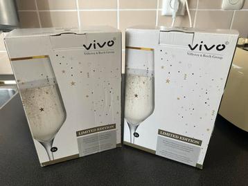 Villeroy & Boch Vivo Champagne Glazen Nieuw! beschikbaar voor biedingen