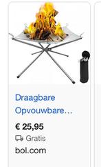 Nieuwe fire pit met 2 haardblokken in de verpakking, Tuin en Terras, Ophalen of Verzenden, Nieuw