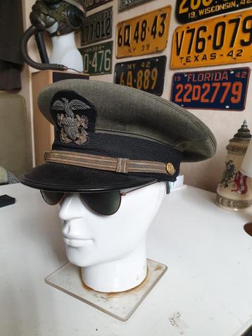 WW2 US Navy Officers Flight Cap beschikbaar voor biedingen