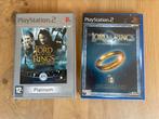 PS2 Lord of the rings spellen, Avontuur en Actie, Gebruikt, 2 spelers, Ophalen of Verzenden