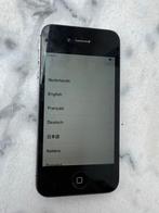 iPhone 4 - 16GB - Zwart - Gebruikt, Telecommunicatie, Mobiele telefoons | Apple iPhone, Gebruikt, 16 GB, Zwart, Ophalen of Verzenden