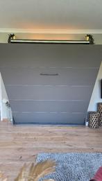 Luxe bedkast antracietgrijs incl lattenbodem., Ophalen, Overige materialen, Overige kleuren, Tweepersoons