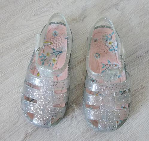 Waterschoenen zwemschoenen - transparant - zilver - maat 25, Kinderen en Baby's, Kinderkleding | Schoenen en Sokken, Gebruikt