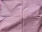 Oud roze lap stof / ruitmotief / nieuw / 85x150cm, 120 cm of meer, Nieuw, Ophalen of Verzenden, Katoen