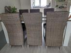 6x eetkamerstoelen, Huis en Inrichting, Stoelen, Ophalen, Gebruikt, Bruin, Vijf, Zes of meer stoelen