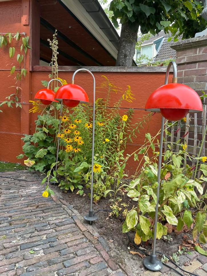 Louis Poulsen flowerpot VP5 gardenlamp 3x, Huis en Inrichting, Lampen | Overige, Gebruikt, Ophalen