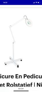 Loeplamp rolstatief manicure pedicure schoonheidsspecialiste, Ophalen, Zo goed als nieuw, Loeplamp