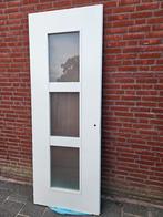 Jan des Bouvrie opdekdeur 83 x 231,5 melkglas Rechts, 80 tot 100 cm, Binnendeur, Ophalen of Verzenden, Zo goed als nieuw