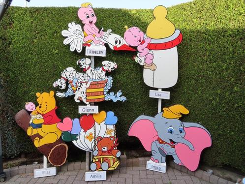 Geboorteborden, geboortebord, baby bord, geboorte ooievaar., Kinderen en Baby's, Kraamcadeaus en Geboorteborden, Nieuw, Geboortebord