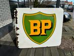 BP emaille reclamebord XL, Reclamebord, Gebruikt, Ophalen of Verzenden