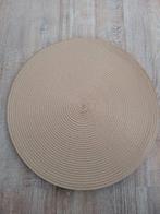 Nieuw! Placemats rond beige/bruin D38cm, Huis en Inrichting, Ophalen of Verzenden, Nieuw, Bord