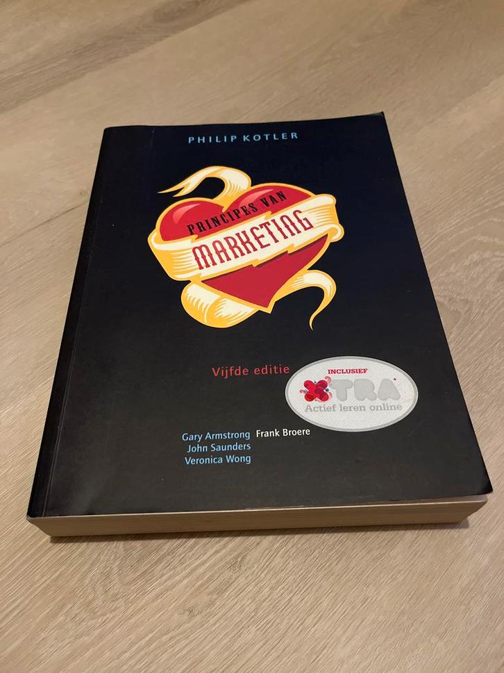 Principes van Marketing - Kotler, Armstrong, Boeken, Economie, Management en Marketing, Zo goed als nieuw, Economie en Marketing