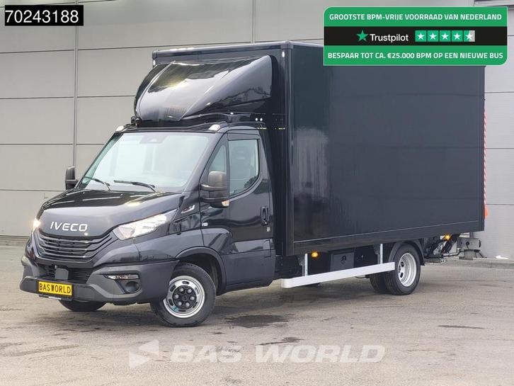 Iveco Daily 35C18 3.0L Automaat 180PK 1000KG Laadklep Zijdeu, Auto's, Bestelauto's, Bedrijf, Te koop, Airconditioning, Bluetooth