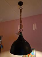 Industriële Hanglamp met Touw, Huis en Inrichting, Lampen | Hanglampen, Gebruikt, 50 tot 75 cm, Ophalen of Verzenden, Industriële