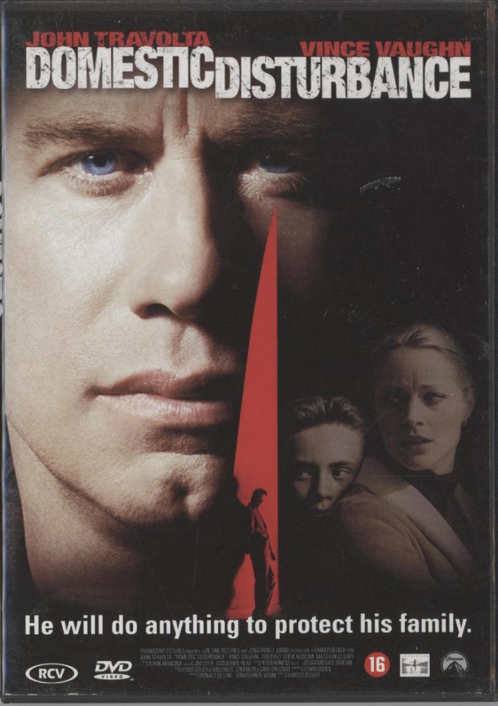 73) Domestic Disturbance: met John Travolta en Vince Vaughn, Cd's en Dvd's, Dvd's | Actie, Gebruikt, Actiethriller, Vanaf 16 jaar