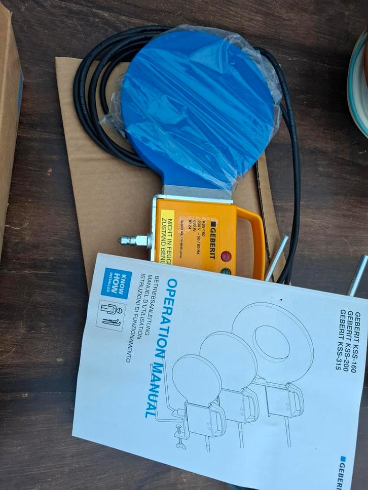 Geberit Lasspiegel KSS-160 NIEUW, Doe-het-zelf en Verbouw, Sanitair, Ophalen of Verzenden