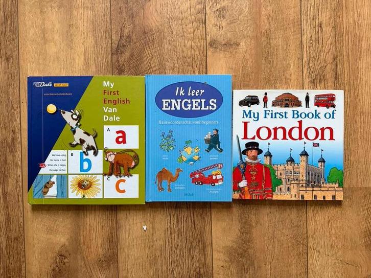 Engels leren: 3 Geïllustreerde kinderboeken, Boeken, Kinderboeken | Jeugd | onder 10 jaar, Zo goed als nieuw, Non-fictie, Ophalen of Verzenden