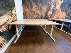 6 Gispen bureau’s verstelbaar met kabelgoot. 180x80, Ophalen, Zo goed als nieuw