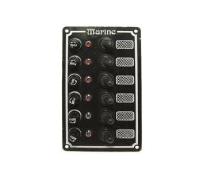 Schakelpaneel 6 schakelaars, Watersport en Boten, Bootonderdelen, Nieuw