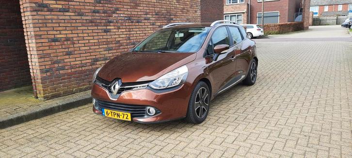 Renault Clio 1.5 DCI 66KW Estate 2013 Bruin, Auto's, Renault, Particulier, Clio, Diesel, A, Stationwagon, Handgeschakeld, Geïmporteerd