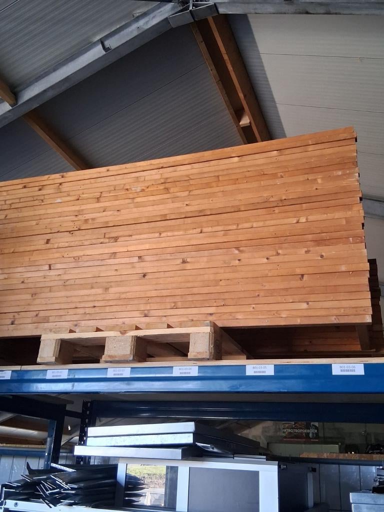 Lundia stelling kasten, Ophalen