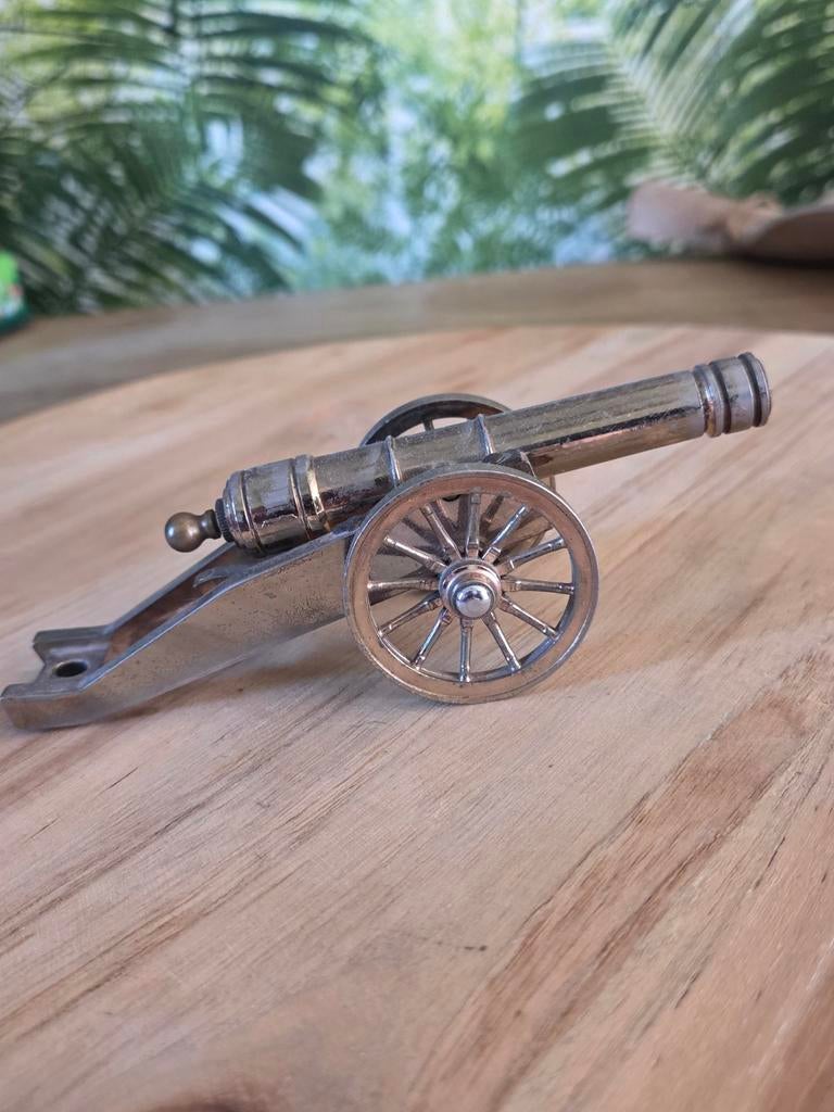 Miniatuur kanon - Decoratief metalen model, Ophalen of Verzenden