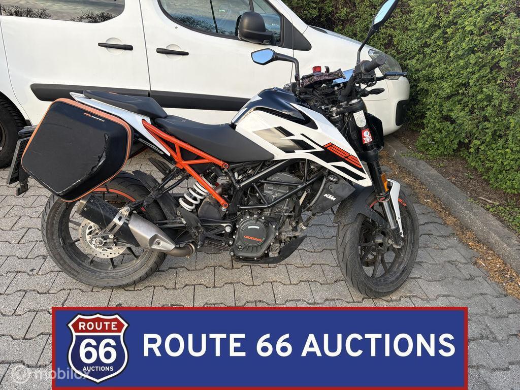 KTM 125 Duke | 2019 | Route 66 Auctions, Auto's, Overige Auto's, Gebruikt, Overige carrosserieën, Zwart, Bedrijf
