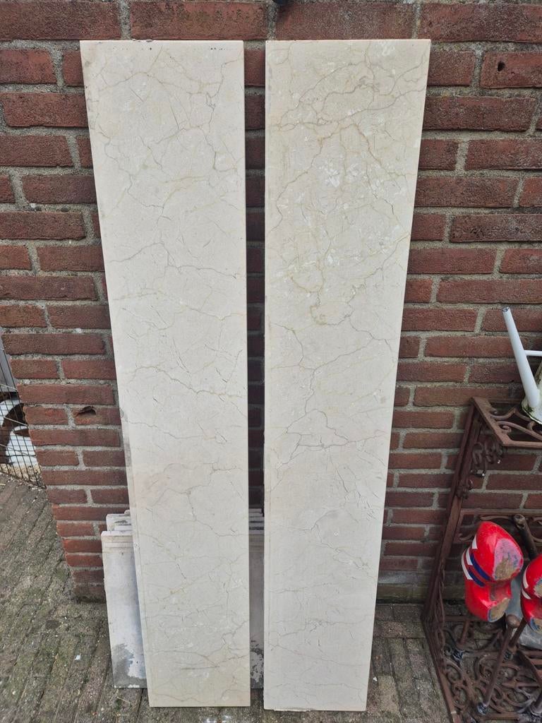 Marmeren vensterbank 2 stuks, Ophalen, 20 tot 50 mm