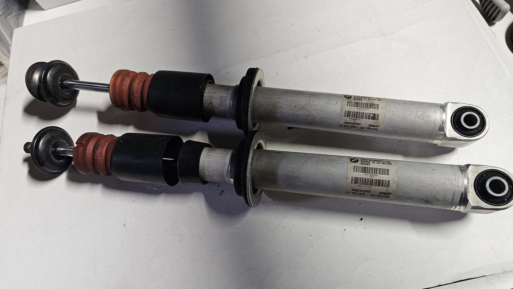 Schokdemper set achterzijde  BMW 5 Serie E60 sedan  33526766, Gebruikt, -, Ophalen of Verzenden, -