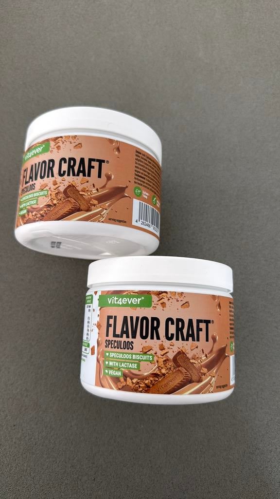 Vit4ever Flavor Craft speculoos 2 potten, Ophalen of Verzenden, Nieuw, Poeder of Drank