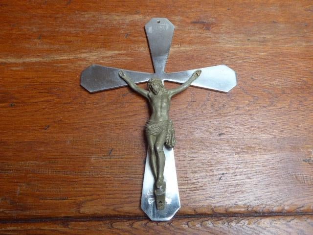 Strak vormgegeven art deco kruis, Antiek en Kunst, Ophalen of Verzenden