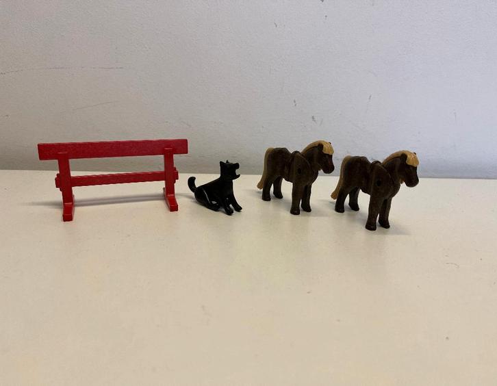 Western nr 423: Hond Hek Pony Farm Ranch Fort 3023 3805 3769, Kinderen en Baby's, Speelgoed | Playmobil, Gebruikt, Los playmobil