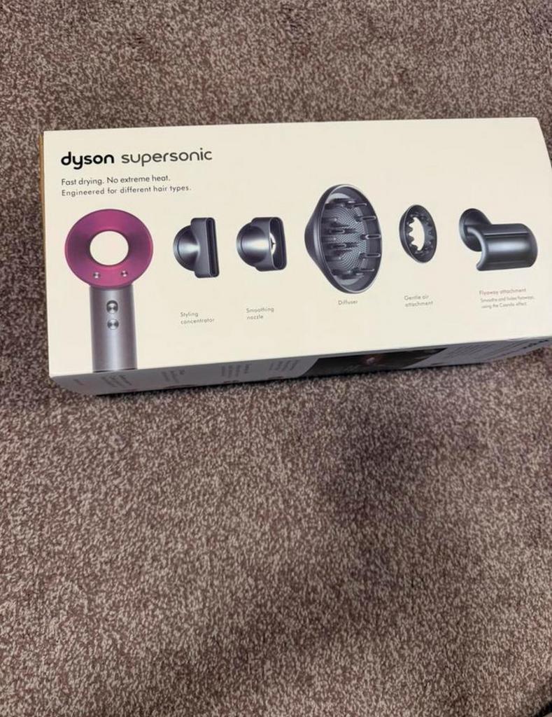 Dyson fohn nieuw met toebehoren, Ophalen of Verzenden, Zo goed als nieuw
