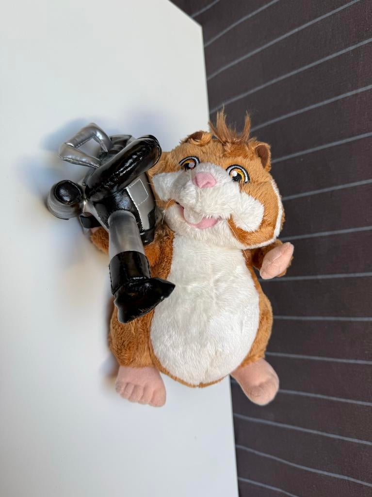 Vintage Hamster knuffel Albert Heijn met camera, Verzenden, Zo goed als nieuw, Overige typen