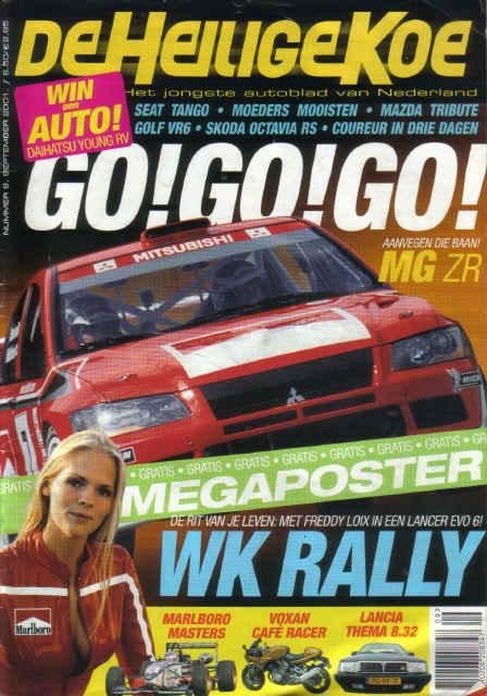 Heilige Koe 9 2001 : Lancia Thema 8.32 - MG ZR 160 - Alfa, Ophalen of Verzenden, Gelezen, Algemeen