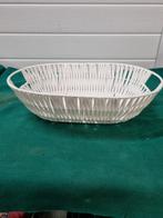 mandje wit kunststof gevlochten, Huis en Inrichting, Ophalen of Verzenden, 'T Olde Gre-j, Info@toldegrej.nl, Endepoelstraat 20f Didam