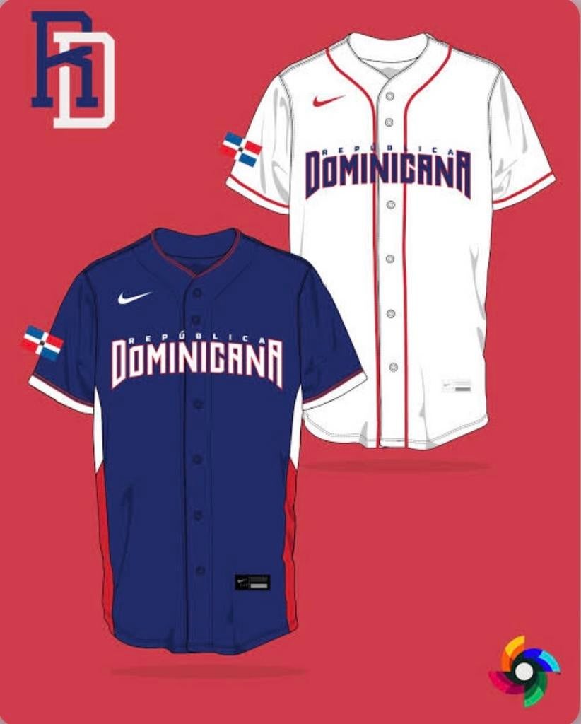 WBC2026 Dominicaanse Republiek Honkbal shirt, Sport en Fitness, Honkbal en Softbal, Ophalen, Nieuw, Kleding