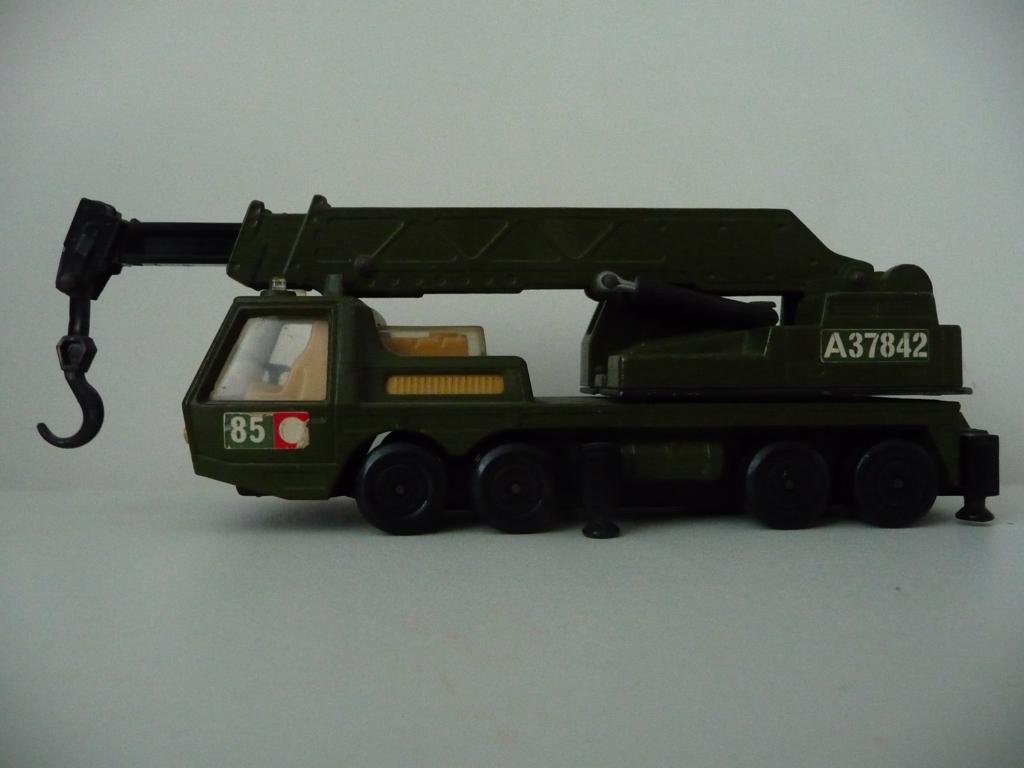 MATCHBOX SUPER KINGS Hercules Mobile Crane K12 legergroen, Ophalen of Verzenden, Gebruikt, Bus of Vrachtwagen