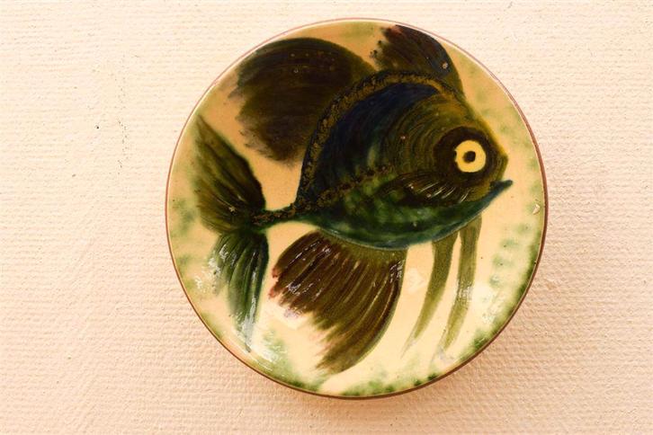 Wandbord met een prent van een vis 50401, Huis en Inrichting, Woonaccessoires | Wanddecoraties, Gebruikt, Ophalen of Verzenden