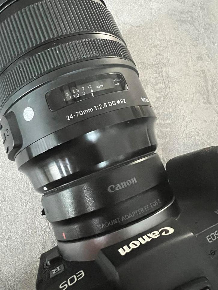 Canon EOS RP + Sigma 24-70mm + Ronin-SC2, Audio, Tv en Foto, Fotocamera's Digitaal, Gebruikt, Spiegelreflex, Canon, Minder dan 4 keer