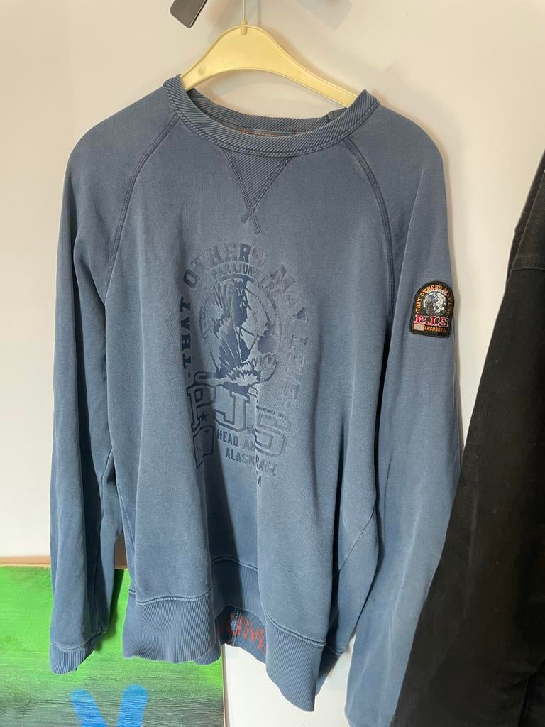 Parajumpers Fleece Trui Maat M - Zo goed als nieuw, Kleding | Heren, Ophalen of Verzenden, Zo goed als nieuw, Maat 48/50 (M), Blauw