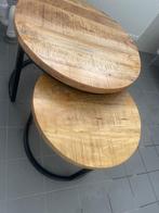 Bijzittafel, Minder dan 55 cm, Gebruikt, Rond, Ophalen of Verzenden