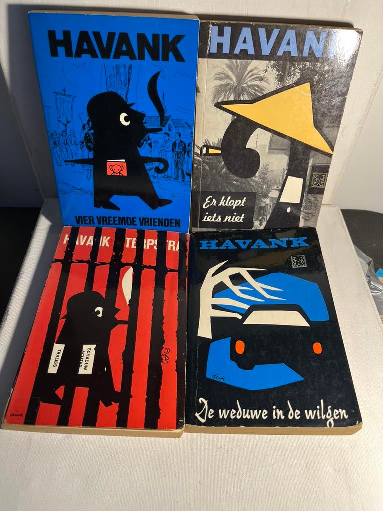 4 x Havank Bruna - Zwarte Beertjes pockets, Boeken, Detectives, Ophalen of Verzenden, Zo goed als nieuw