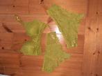 groen lingeriesetje hunkemoller 80D slips XL, Kleding | Dames, Ondergoed en Lingerie, Ophalen of Verzenden, Groen, Slip