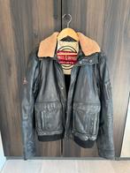 Wings & Wheels Flightjacket Vintage Maat 56, Kleding | Heren, Jassen | Winter, Ophalen, Zo goed als nieuw, Maat 56/58 (XL), Zwart