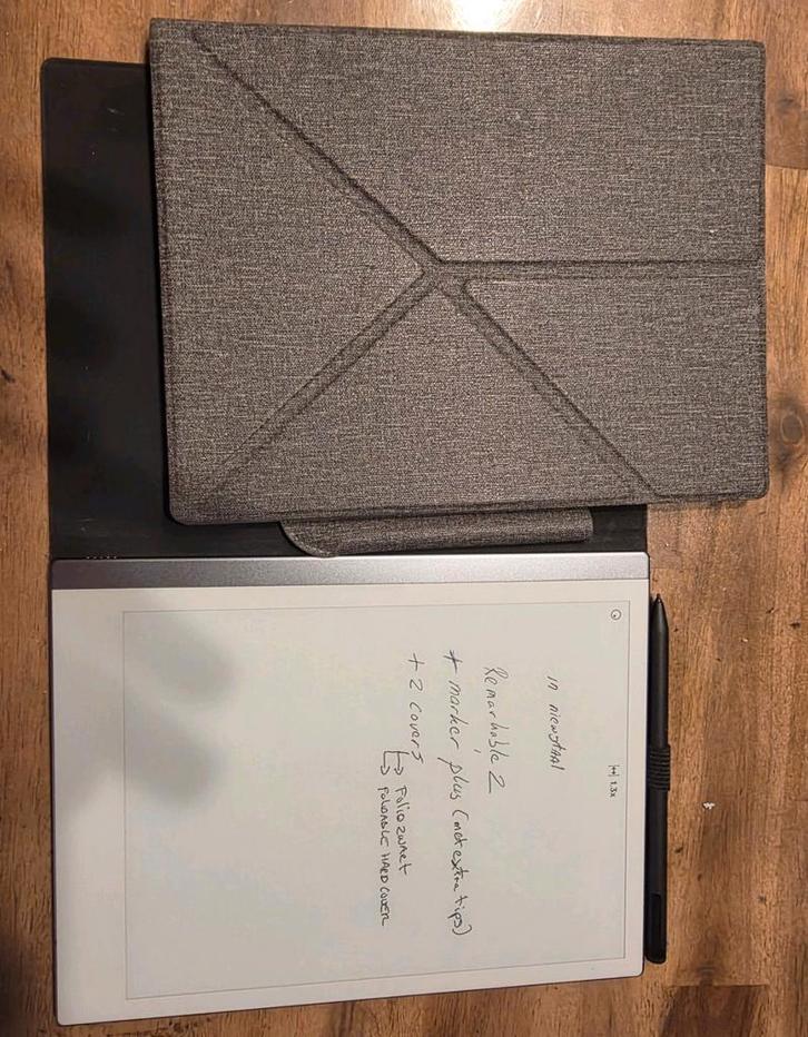 Remarkable 2 in nieuwstaat met Marker Plus en 2 covers, Computers en Software, E-readers, Zo goed als nieuw, 10 inch of meer, 8 GB